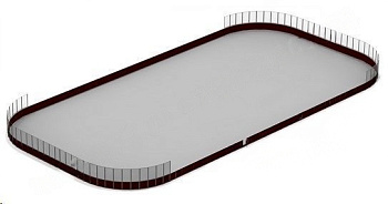 Хоккейная коробка (фанера ламинированная)