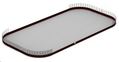 Хоккейная коробка (фанера ламинированная)