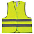 Жилет сигнальный, 2 светоотражающие полосы, ЛИМОННЫЙ, XL (52-54), ГРАНДМАСТЕР, 610840