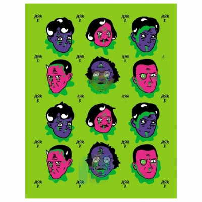 Тетрадь на кольцах А5 170х220 мм, 120 л., глянцевая ламинация, клетка, HATBER, "Laser B", 120ТК5В1_26325