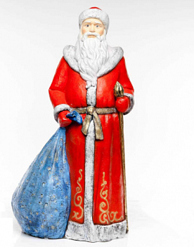 Новогодняя фигура Дед Мороз, стеклопластик (высота 168 см)