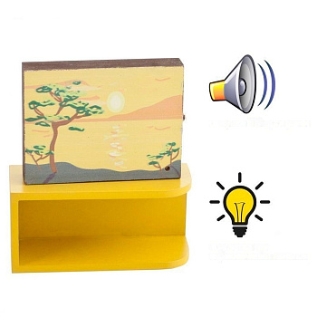 Интерактивная мебель для Барби - Телевизор с тумбой (свет, звук)