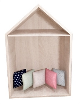 Стенка детская Домик с подушками, 900х500х1300 мм