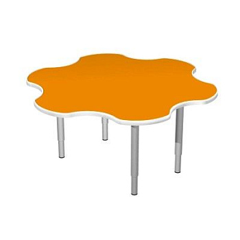 Стол детский регулируемый РОМАШКА ЛДСП D1000 (0-3 р. гр.)