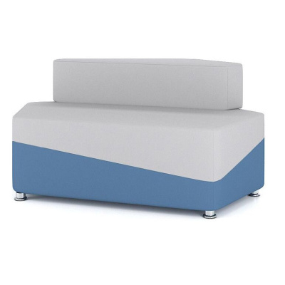 Модуль 2-местный пятиугольный со спинкой ToForm, 1450х860х710 мм