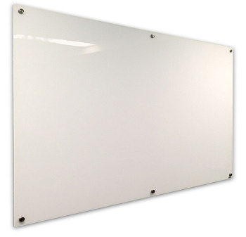 Стеклянная магнитно-маркерная доска Standart c внешними креплениями