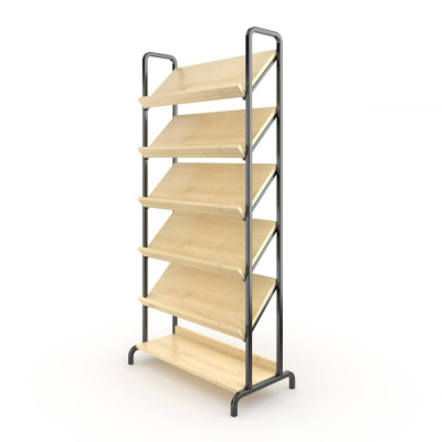 Стеллаж библиотечный демонстрационный